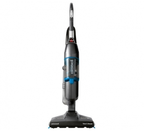 Bissell | Vacuum and steam cleaner | Vac & Steam | Power 1600 W | Steam pressure Not Applicable. Works with Flash Heater Technology bar | Water tank capacity 0.4 L | Blue/Titanium