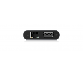 Icy Box IB-DK4040-CPD USB Type-C™ DockingStation with two video interfaces | Raidsonic
