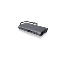 Icy Box IB-DK4040-CPD USB Type-C™ DockingStation with two video interfaces | Raidsonic