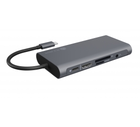 Icy Box IB-DK4040-CPD USB Type-C™ DockingStation with two video interfaces | Raidsonic