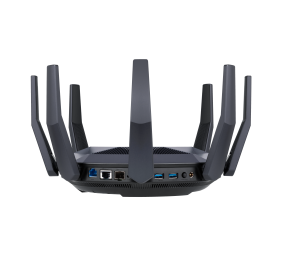 AX6000 Dual Band Router | RT-AX89X | 802.11ax | 4804+1300  Mbit/s | 10/100/1000 Mbit/s | Ethernet LAN (RJ-45) ports 8 | Mesh Support Yes | MU-MiMO Yes | Antenna type 8xExternal | 2xUSB 3.1 Gen 1