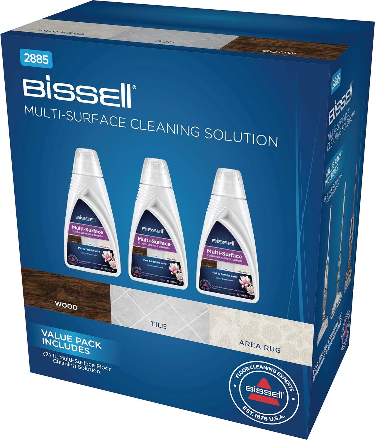 Bissell | MultiSurface Detergent Trio Pack | 1000 ml