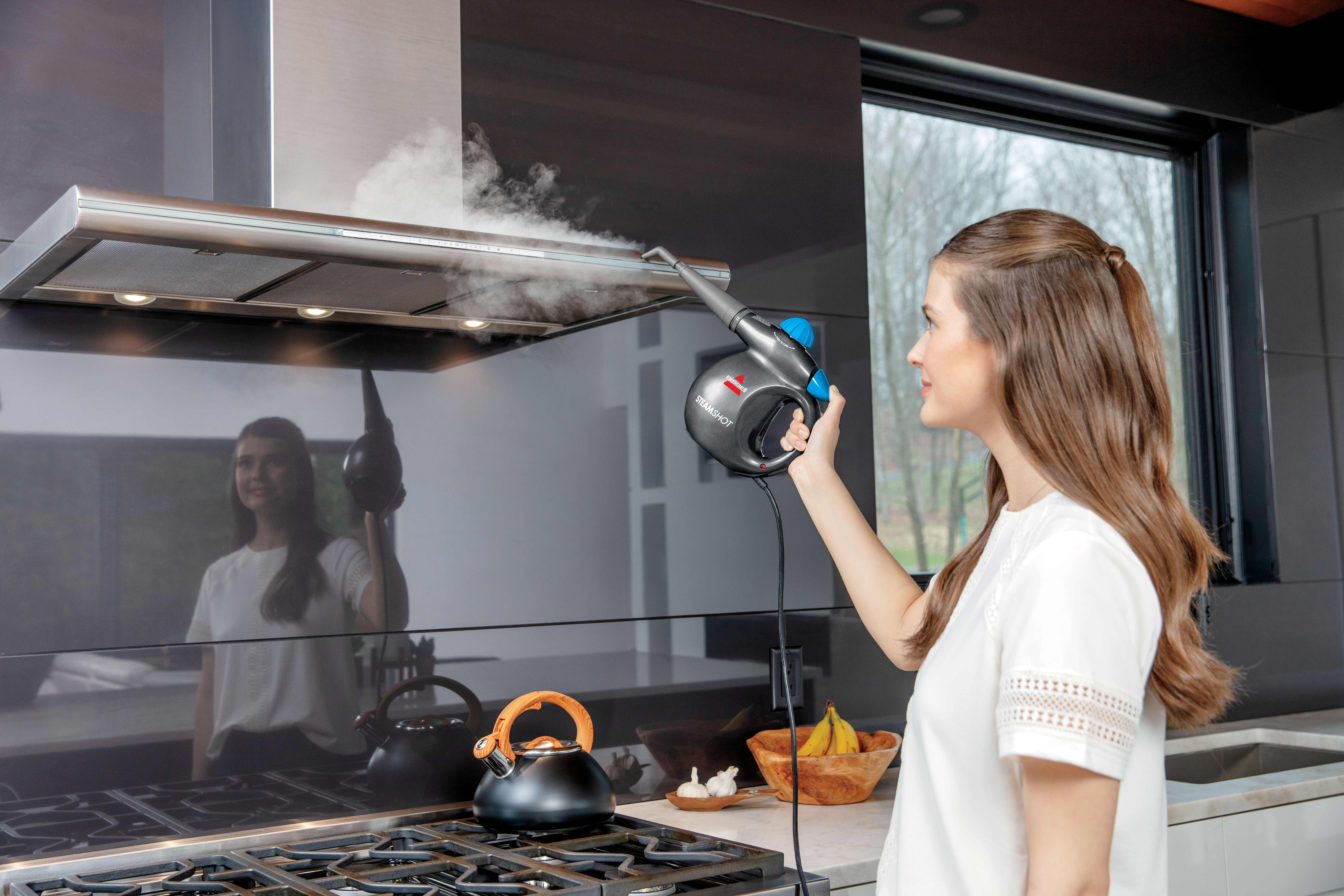 Bissell | Steam Cleaner | SteamShot | Power 1050 W | Steam pressure 4.5 bar | Water tank capacity 0.36 L | Blue/Titanium