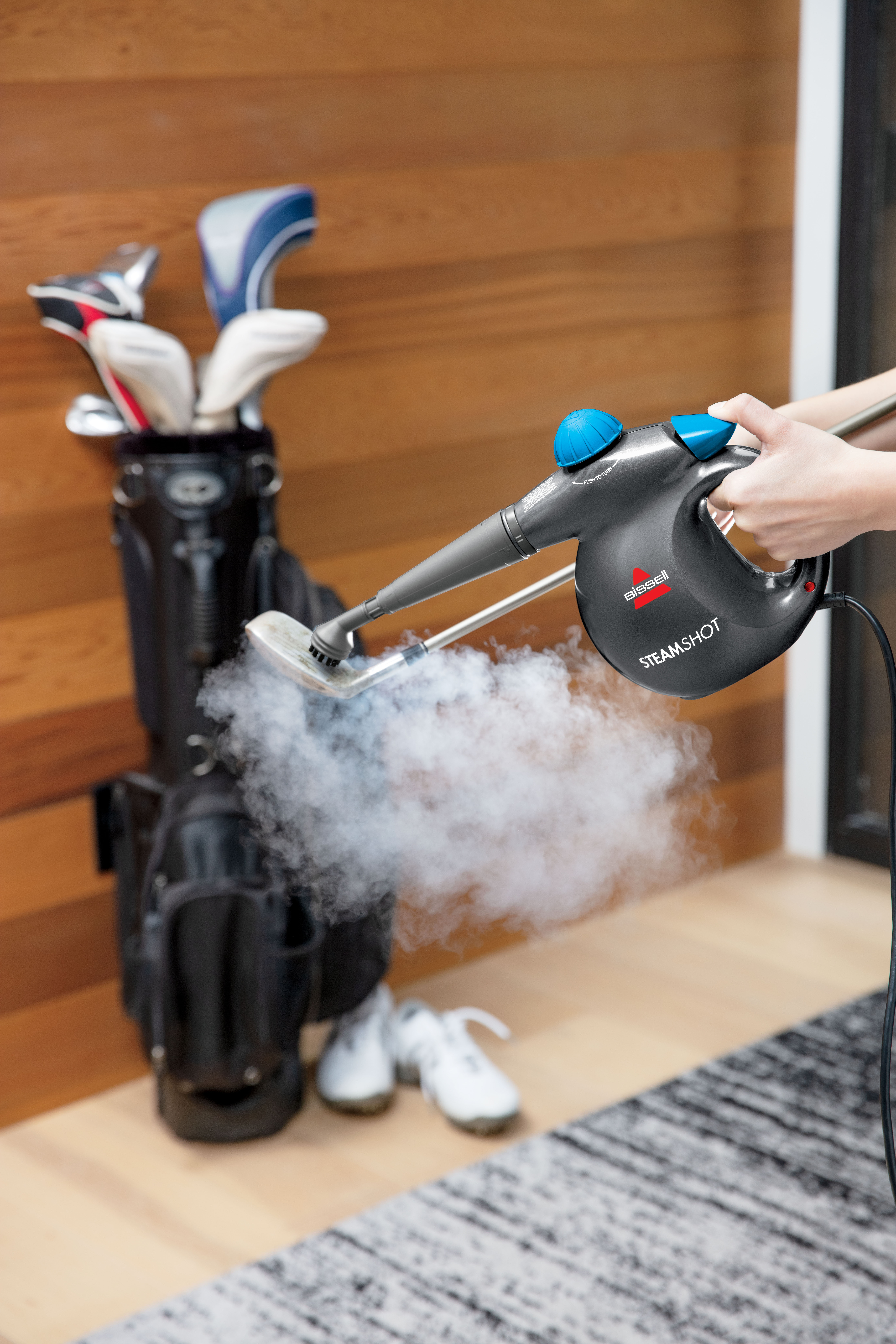 Bissell | Steam Cleaner | SteamShot | Power 1050 W | Steam pressure 4.5 bar | Water tank capacity 0.36 L | Blue/Titanium
