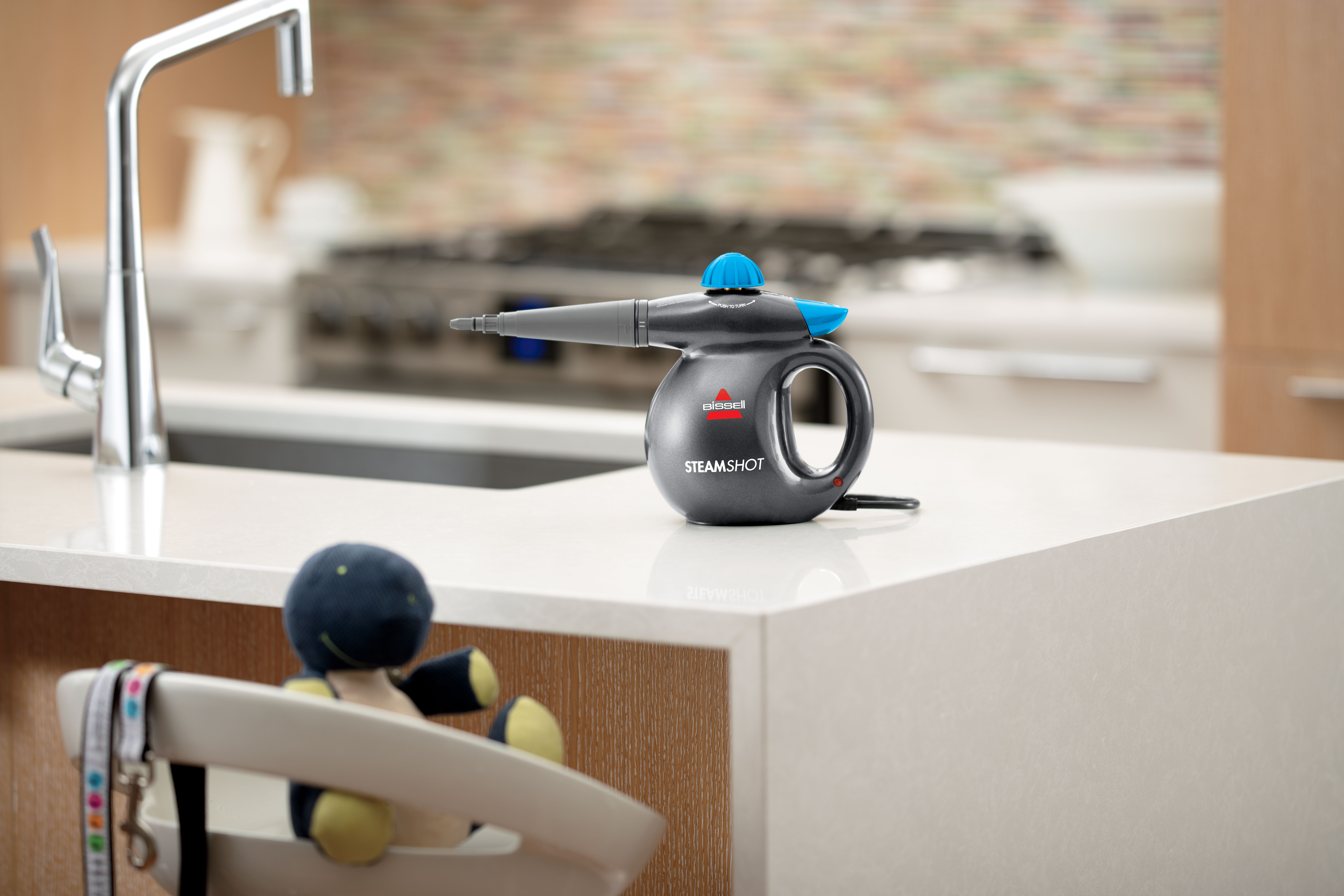 Bissell | Steam Cleaner | SteamShot | Power 1050 W | Steam pressure 4.5 bar | Water tank capacity 0.36 L | Blue/Titanium