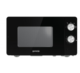 Gorenje | Microwave oven | MO20E1B | Free standing | 20 L | 800 W | Black