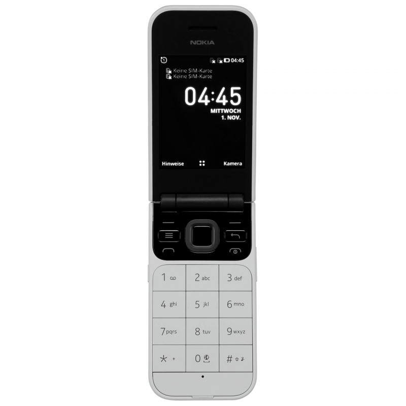 Nokia 2720 Flip 2.8 ", Nordic Grey, TFT, 240 x 320 pixels, Qualcomm MSM8905 Snapdragon 205, Dual SIM, 2, Nano-SIM, 4.2, Internal RAM 4 GB, 512 GB, 3G, 4G, Main camera 2 MP, KaiOS, 1500 mAh