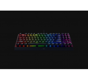 Razer Blackwidow V3 Tenkeyless Laidinė žaidimų klaviatūra, RGB LED, USB, US, Yellow Switch, Juoda