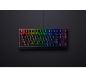 Razer Blackwidow V3 Tenkeyless Laidinė žaidimų klaviatūra, RGB LED, USB, US, Yellow Switch, Juoda