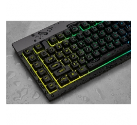 Corsair | Rubber Dome | Gaming Keyboard | K55 RGB PRO | Gaming keyboard | Wired | RGB LED light | US | Black