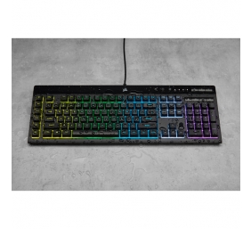 Corsair | Rubber Dome | Gaming Keyboard | K55 RGB PRO | Gaming keyboard | Wired | RGB LED light | US | Black
