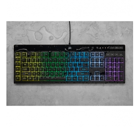 Corsair | Rubber Dome | Gaming Keyboard | K55 RGB PRO | Gaming keyboard | Wired | RGB LED light | US | Black
