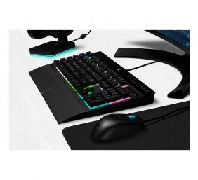 Corsair | Rubber Dome | K55 RGB PRO XT | Gaming keyboard | Gaming Keyboard | RGB LED light | US | Wired | Black