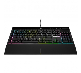 Corsair | Rubber Dome | Gaming Keyboard | K55 RGB PRO XT | Gaming keyboard | Wired | RGB LED light | US | Black