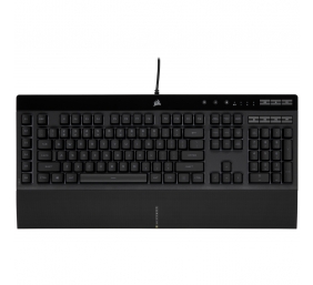 Corsair | Rubber Dome | K55 RGB PRO XT | Gaming keyboard | Gaming Keyboard | RGB LED light | US | Wired | Black