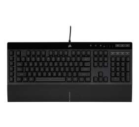 Corsair | Rubber Dome | Gaming Keyboard | K55 RGB PRO XT | Gaming keyboard | Wired | RGB LED light | US | Black
