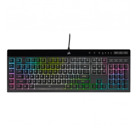 Corsair | Rubber Dome | K55 RGB PRO XT | Gaming keyboard | Gaming Keyboard | RGB LED light | US | Wired | Black