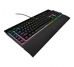Corsair | Rubber Dome | Gaming Keyboard | K55 RGB PRO XT | Gaming keyboard | Wired | RGB LED light | US | Black