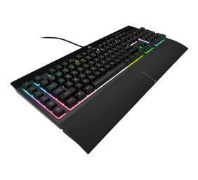 Corsair | Rubber Dome | K55 RGB PRO XT | Gaming keyboard | Gaming Keyboard | RGB LED light | US | Wired | Black