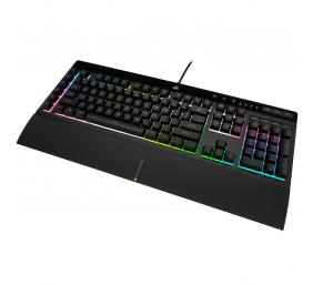 Corsair | Rubber Dome | K55 RGB PRO XT | Gaming keyboard | Gaming Keyboard | RGB LED light | US | Wired | Black