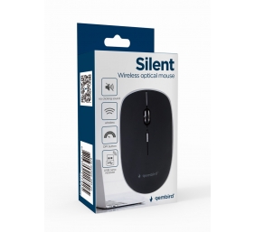 Gembird | Silent Wireless Optical Mouse | MUSW-4BS-01 | Optical mouse | USB | Black
