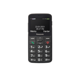Panasonic | KX-TU160 | Easy Use Mobile Phone | Black | 2.4 " | TFT-LCD | 240 x 320 | MB | MB | Bluetooth | USB version USB-C | Built-in camera | Main camera 0.3 MP | mAh