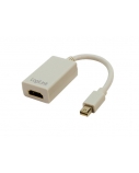 Logilink Grey | Mini DisplayPort | HDMI A | Adapter Mini DisplayPort to HDMI with Audio: | 0.1 m