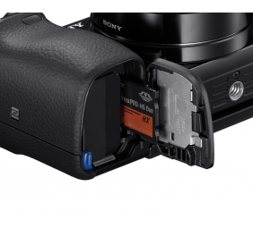 Sony ILCE6000LB.CEC Body + 16-50mm Mirrorless Camera Kit, 24.3 MP, ISO 51200, Display diagonal 7.62 ", Wi-Fi, Magnification 1.07 x, CMOS, Black, Image sensor size (W x H) 23.5 x 15.6 "