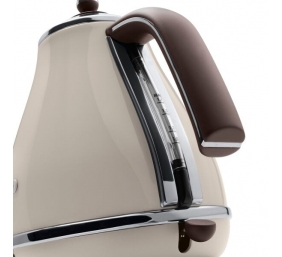Delonghi | KBOV 2001.BG | Standard kettle | 2000 W | 1.7 L | Stainless steel | 360° rotational base | Beige