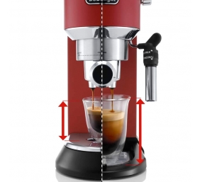 Delonghi Dedica Espresso Coffee Maker 	EC685.R Pump pressure 15 bar Built-in milk frother Semi-automatic 1300 W Red