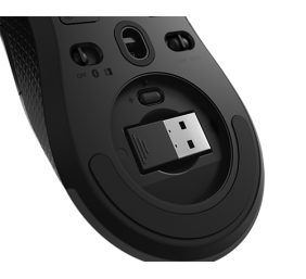 Lenovo | Wireless Gaming Mouse | Legion M600 | Optical Mouse | 2.4 GHz, Bluetooth or Wired by USB 2.0 | Black | 1 year(s)
