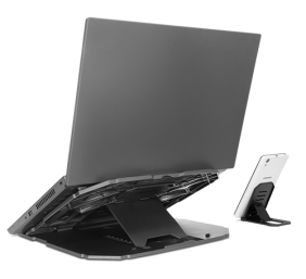 Lenovo | 2-in-1 Laptop Stand | 15 " | Black | 305 x 285 x 35 mm | 1 year(s)