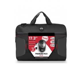 PORT DESIGNS | PREMIUM PACK 17.3 | Messenger - Briefcase | Black