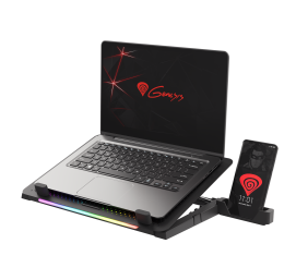 Genesis | Laptop Cooling Pad | OXID 450 | 260 x 360 x 40 mm | Black