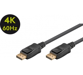 Goobay | Black | Connector Cable 1.2 | Displayport | 3 m