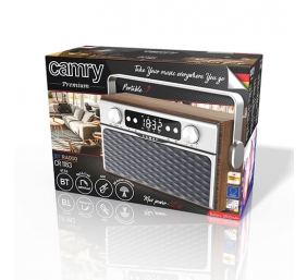 Camry | CR 1183 | Bluetooth Radio | 16 W | AUX in | Wooden