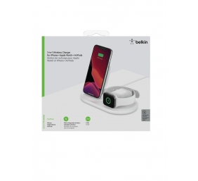 Belkin | 3-in-1 Wireless Charger for Apple Devices | BOOST CHARGE