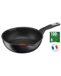 TEFAL | Multipan | G2557572 Unlimited Pan | Frying | Diameter 22 cm | Suitable for induction hob | Fixed handle | Black - Noir