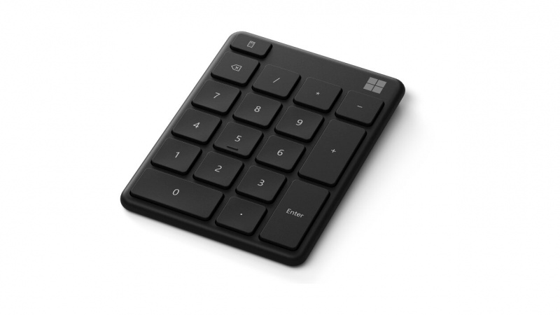 23o Skaičių klaviatūra Microsoft Bluetooth Number pad (23O-00006), juoda ...