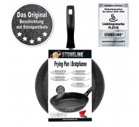 Stoneline | 6840 | Pan | Frying | Diameter 20 cm | Suitable for induction hob | Fixed handle | Anthracite