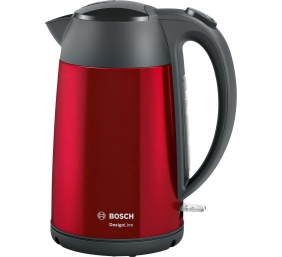 Bosch | Kettle | DesignLine TWK3P424 | Electric | 2400 W | 1.7 L | Stainless steel | 360° rotational base | Red