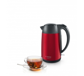 Bosch | Kettle | DesignLine TWK3P424 | Electric | 2400 W | 1.7 L | Stainless steel | 360° rotational base | Red