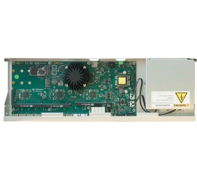 Mikrotik Wired Ethernet Router RB1100AHx4 Dude Edition, 1U Rackmount, Quad core 1.4GHz CPU, 1 GB RAM, 128 MB, 60GB M.2 SSD included, 13xGigabit LAN, 1xSerial console port RS232, 2x SATA3 ports, 2xM.2 slots, PCB Temperature and Voltage Monitor (CAPsMAN, Mo