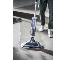 Mop | SpinWave | Cordless operating | Washing function | Operating time (max) 20 min | Lithium Ion | 18 V | Blue/Titanium