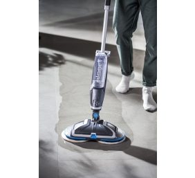 Mop | SpinWave | Cordless operating | Washing function | Operating time (max) 20 min | Lithium Ion | Power  W | 18 V | Blue/Titanium