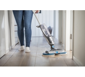 Mop | SpinWave | Cordless operating | Washing function | Operating time (max) 20 min | Lithium Ion | 18 V | Blue/Titanium