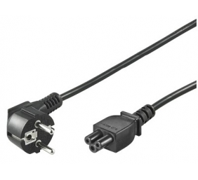 Goobay | Power supply cord (CEE/7/7 to mickey), angled | 68004 | Black