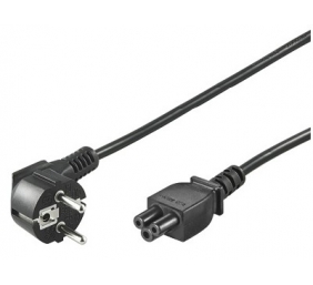 Goobay NK 114 S-180 Maitinimo kabelis CEE 7/7 (Type-F) to C5, 1.8 m, Juoda
