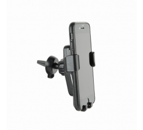 EnerGenie | EG-TA-CHAV-QI10-01 | Car smartphone holder with wireless charger | Built-in charger | Universal smartphone car holder with built-in wireless Qi fast charger, 10 W fast wireless Qi charging function to charge your phone while driving, Practical