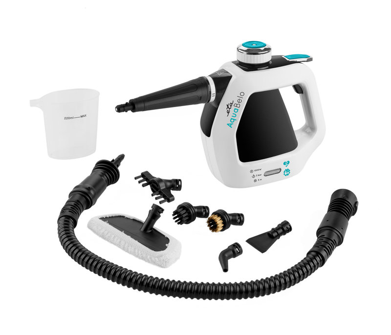 ETA | Steam cleaner | Aquabelo ETA126490000 | Power 1000 W | Steam pressure 3 bar | Water tank capacity 0.22 L | White